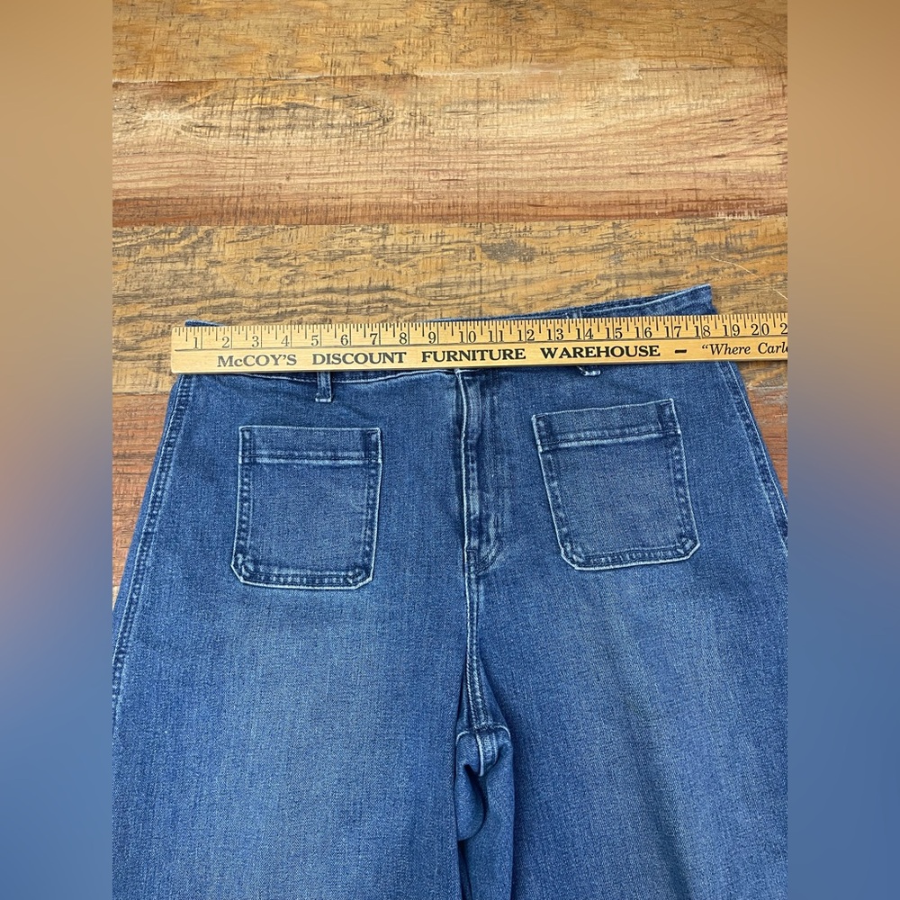 Old Navy size 16 extra high rise wide leg Jean denim - Picture 4 of 11